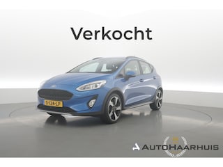 Ford Fiesta 1.0 EcoBoost Hybrid Active X | Rijklaar! | Trekhaak | WinterPack | E-Spiegels | Cruise | PDC | Climate | App.Connect | Rijmodi | LED | Bluetooth | 5-Deurs | 17'' V
