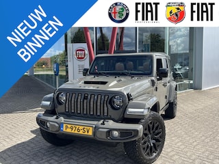 Jeep Wrangler Unlimited 4xe 380 Sahara Brute Richmond Custom | BTW | Vouwdak | Bruin leder | Camera's | Sarge Green