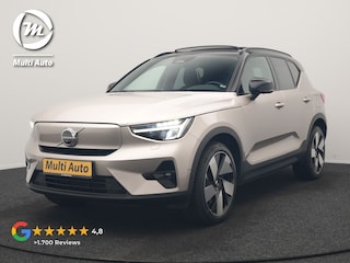 Volvo XC40 Recharge Ultimate 69 kWh 232pk | Trekhaak Af Fabriek | Panodak | Warmtepomp | 360 Camera | BLIS | Harman / Kardon | Adaptive Cruise | Sportstoelen Memory & Verwarmd | Keyless | Apple Carplay | Pilot Assist | DAB | 20"L.M |