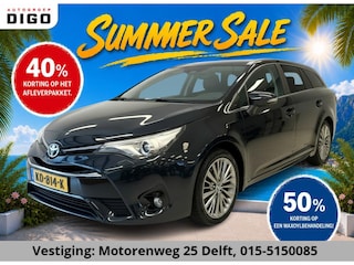 Toyota Avensis Touring Sports 1.8 VVT-i EXECUTIVE AUTOMAAT PREMIUM PANODAK LEDER. STOEL VERWARMING . CRUISE CONTROL .TREKHAAK