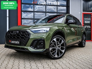 Audi Q5 55 TFSI e S-Line Quattro 367PK | Rs Leder | Pano | Matrix Led | Digital Dash | Cruise | Electric Seats | Nieuwe 21'' | Stoelverwarming Voor & Achter | Camera | Trekhaak | Keyless | Ambient | Afgevlakt Stuur | Carplay | F1 Flippers | Dakdragers