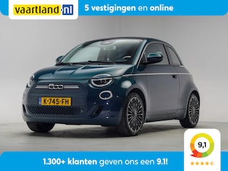 Fiat 500 La Prima 42 kWh Cabrio softtop [ Adaptieve Cruise Navi Apple/Android Clima ]