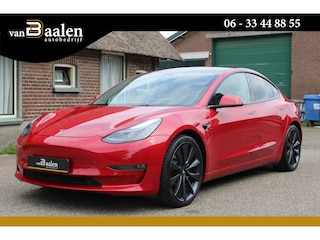Tesla Model 3 Long Range AWD 75 kWh Soh 91.3% PANO LEER NAVI 77000KM!!