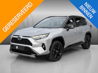 Toyota RAV4 2.5 Hybrid AWD Bi-Tone | 360 CAMERA | JBL | LED KOPLAMPEN | NAVIGATIE | KEYLESS ENTRY/GO | LEDER | PARKEREN SENSOREN |  STOELVERWARMING/ KOELING | ELEKTRISCHE STOELEN |