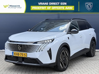 Peugeot 5008 1.6 Plug-in Hybrid 225 GT Exclusive 7 Zits | Navigatie | Schuifdak | Nappaleder | Stoelverwarming voor+ achter | Massage | Ventilatie | Pixel Led | Trekhaak