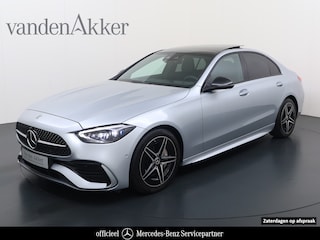 Mercedes-Benz C-klasse 300 AMG 259pk // Panoramadak // Burmester 3D // Distronic // 360 Camera // Digital Light // Sfeerverlichting // Carplay