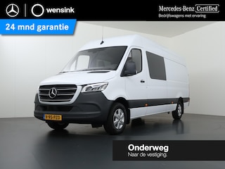 Mercedes-Benz Sprinter 317 CDI | Aut. | L3 H2 | Pro | Dubbele Cabine | 7-zits | Airco | LM Velgen | Navigatie | Parkeercamera | Trekhaak | Certified
