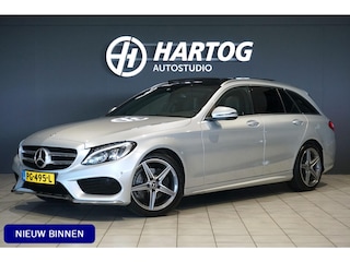 Mercedes-Benz C-klasse Estate 180 Business Solution AMG + CAMERA / PANO / DODEHOEK / NAVI / LEDER