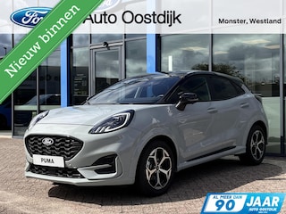 Ford Puma 1.0 EcoBoost Hybrid ST-Line 125PK Automaat Afn. Trekhaak Winterpack Adaptieve Cruise 360-Camera Blind-Spot Elek. Achterklep Keyless Privacy Glass *RIJK UITGERUST*