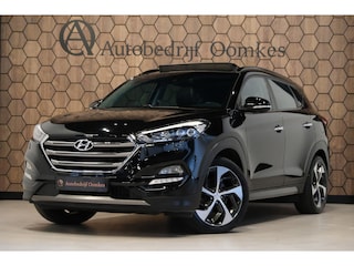 Hyundai Tucson 1.6 T-GDi 4WD *PANORAMADAK* Leder/Afn. Trekhaak/Navi/Camera/ALL-Seasons