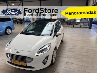 Ford Fiesta EcoBoost 100 pk Titanium | Pano | Winter Pack | Navi | Clima | Cruise | Camera | B&O | 100% dealer onderh.