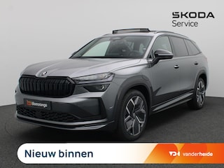 Skoda Kodiaq 1.5 TSI PHEV Sportline Business 204PK DSG Panoramadak, Trekhaak, 20" LM Velgen, Keyless, Achteruitrijcamera, Memorystoel, Stoelverwarming, Elektr. Achterklep, Canton Audio