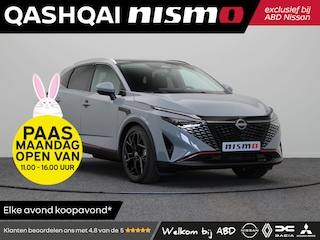 Nissan Qashqai 158pk MHEV Nismo + | Nissan Motorsport | Exclusief bij ABD | tot 1800kg trekgewicht |