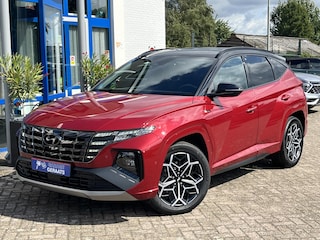 Hyundai Tucson 1.6 T-GDI Plug-in Hybrid 4WD N-line l Stoelventilatie, Elektr. Stoelen, 1e eigenaar, Dealer onderhouden, 360 Camera, Half alcantara/leder, 19 inch, Zeer luxe!