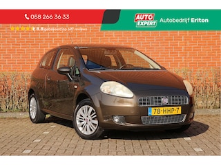 Fiat Punto Grande 1.4 77pk Edizione Lusso | NL-auto | Climate control | Cruise control | Elek. ramen | Lichtmetalen velgen | Bumpers in kleur | Radio/CD | Mistlampen |