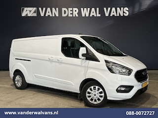 Ford Transit Custom 2.0 TDCI 130pk L2H1 Euro6 Airco | Navigatie | Apple Carplay | LED | Cruisecontrol | 2800kg Trekhaak Android Auto, Verwarmde voorruit, Stoelverwarming, Parkeersensoren, Bijrijdersbank
