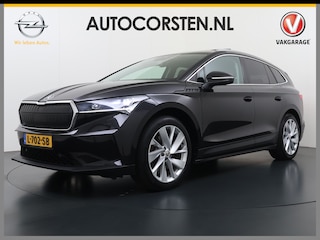 Skoda Enyaq iV 80 Warmtepomp Panoramadak Adap.Cruise 3-Zone Ecc Camera Stoel+Stuurverwarming Draadloze telefoonlader Elek.Achterklep Keyless Matrix Led File assistent Lmv 20"