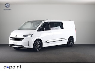 Volkswagen Transporter Dubbele cabine 34 L2H1 Style 64 kWh DC 218 pk | Navigatie | Warmtepomp | Parkeersensoren | Achteruitrijcamera | Adaptieve cruise control |