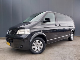Volkswagen Transporter 2.5 TDI AUTOMAAT 2X SD DUBBELE CABINE MARGE AIRCO NAVI LEER CAMERA TREKHAAK