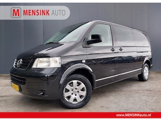 Volkswagen Transporter 2.5 TDI AUTOMAAT 2X SD DUBBELE CABINE MARGE AIRCO NAVI LEER CAMERA TREKHAAK