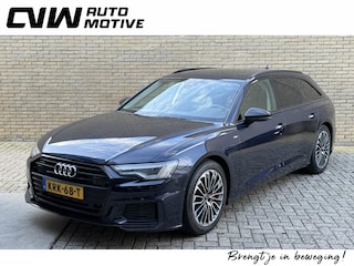 Audi A6 Avant 55 TFSI e Quattro S-edition Competition 367pk | Sportstoelen leder/alcantara | Virtual cockpit | Apple CarPlay | Navigatie | Adaptieve cruise | Lane assist | 19 inch velgen | LED | DAB | Stoel&stuurverwarming | Dodehoekdetectie | Elektrische achterklep | Volledig dealeronderhouden