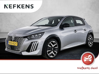 Peugeot 208 GT Hybrid 145pk Automaat | Navigatie | 360° Camera | Climate Control | Adaptieve Cruise Control | Parkeersensoren v+a | Armsteun | Keyless | Full Led koplampen | Dodehoeksensor| Leder/stof sportstoelen | Bluetooth | Draadloze Apple CarPlay / Android Auto + telefoonlader | DAB+ radio | Donker getint glas | 17" lichtmetalen velgen |