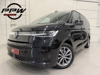 Volkswagen Multivan 1.4 eHybrid L2 Energetic 7p. PANO/EL.SCHUIFDEUREN/IQ-LIGHT/ACC/KEYLESS/CAMERA/SFEER/STOEL+STUURVERW/MIDDENCONSOLE/EL.A.KLEP/PARK-ASSIST/18"/DEEP BLACK METALLIC/VOLLEDIG VW DEALER HISTORIE, RECENT OH BEURT GEHAD