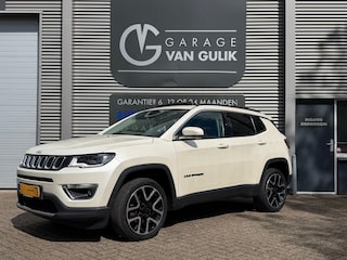Jeep Compass 1.4 170PK Limited 4x4 Automaat Panodak,Clima,Cruise,Navi,CarPlay,Leder,Beats,Isofix,GetintGlas,DAB+,Stoel/StuurVerw.,