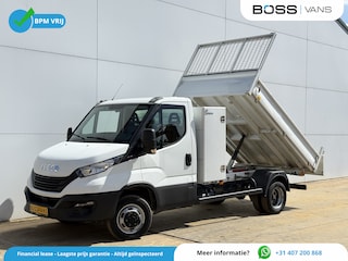 Iveco Daily 35C16 3.0 L4 Kipper Dubbellucht Airco 3.5T Trekhaak Lederen bekleding Benne Tipper