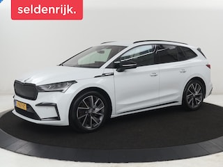 Skoda Enyaq iV 60 Sportline | SOH 91,8% | Leder/alcantara | Adaptive cruise | Stuur/stoel verwarming | Carplay | Sfeerverlichting | Climate control | Camera | Park assist | Trekhaak