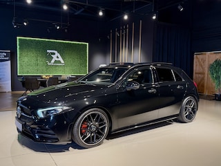 Mercedes-Benz A200 AMG Pano|Camera|Memory|Sfeer|Night Zwart