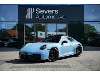 Porsche 911 3.6 T-Hybrid Carrera GTS | PTS Golf Blue | Porsche InnoDrive inclusief adaptieve cruise control | Schuifdak | Adaptieve 18-voudig Sportstoelen met geheugenpakket | Exterieurpakket Hoogglans Zwart | BOSE Surround-Sound-System |  Stoelventilatie | Surround View inclusief actieve parkeerhulp | Comfort toegang |