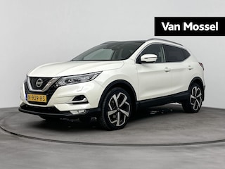 Nissan Qashqai 1.2 Tekna | TREKHAAK | STOELVERWARMING | PANORAMADAK | CAMERA | CLIMATE CONTROL | ELEK.STOELEN | HALF-LEDER |
