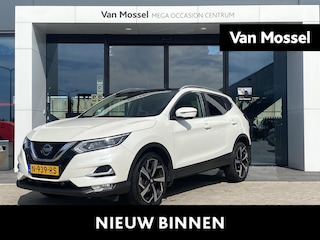 Nissan Qashqai 1.2 Tekna | TREKHAAK | STOELVERWARMING | PANORAMADAK | CAMERA | CLIMATE CONTROL | ELEK.STOELEN | HALF-LEDER |