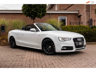 Audi A5 Cabriolet 2.0 TFSI 220 PK Aut. S-Line Leder Xenon Stoelverwarming Cruise 18''