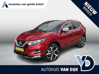 Nissan Qashqai 1.2 Tekna + Automaat / afn. trekhaak / panoramadak / BOSE / vol leder / 360 Camera