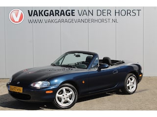 Mazda MX-5 1.6i-111pk. Eerste eigenaar ! Slechts 63.000km, origineel ! Cabrio, Weinig Kilometers, NAP