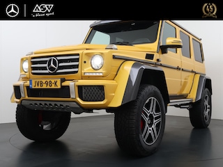 Mercedes-Benz G-klasse 500 4x4² | Schuif- / Kanteldak | Memory Seats | Stoelverwarming Voor + Achter | Solarbeam Yellow Metallic  | Achteruitrij Camera | Bi-Xenon Koplampen