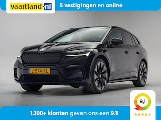 Skoda Enyaq iV 60 Sportline 3-Fase [ Trekhaak Navi Half-leder Apple / Android Camera ]