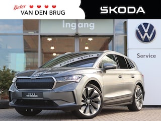 Skoda Enyaq iV 80 204 pk Loft | Warmtepomp | Navigatie | SmartLink | 360 Camera | Voorstoelen met Geheugen | Stoel + Stuurverwarming | Voorruit Verwarming | Elektrische Klep |