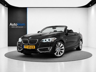 BMW 2-serie Cabrio 218i M Sport (LED, CRUISE, NAVI, LEDER, STOELVERWARMING, SENSOREN)