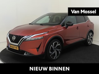 Nissan Qashqai 1.3 MHEV Xtronic Tekna Plus | Stoel, stuur en voorruit verwarming | Bose Audio | Head-up Display | Panoramadak | Stoelmassage | Achteruitrijcamera