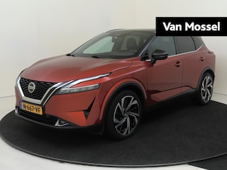 Nissan Qashqai 1.3 MHEV Xtronic Tekna Plus | Stoel, stuur en voorruit verwarming | Bose Audio | Head-up Display | Panoramadak | Stoelmassage | Achteruitrijcamera