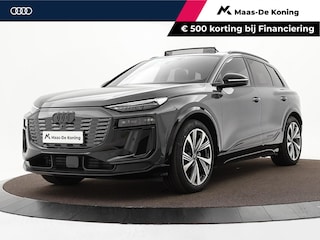 Audi Q6 e-tron SQ6 quattro 100 kWh 490pk · SOH 98% · Panoramadak · 360 Camera · Inklapbare Trekhaak · Warmtepomp · Elek. Stoelen + Geheugen · Garantie t/m 06-10-2030 of 100.000km