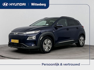 Hyundai Kona EV Premium 64 kWh | SOH 96,5 | Lederen bekleding | Stoel Verwarming / Verkoeling | Parkeersensoren | Dodehoek detectie |