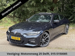 BMW 4-serie Coupé 420i High Executive M-Pakket GARANTIE TOT 07-2032! . PANORAMA-DAK . PARKEERSENSOREN VOOR & ACHTER . STOELVERWARMING . 1E EIGENAAR! .