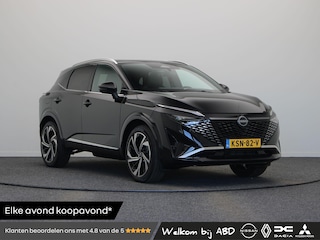 Nissan Qashqai 158pk MHEV Xtronic Tekna Plus | Panorma dak | Lederen bekleding | BOSE audio | Rondomzicht camera | Sfeerverlichting | Pilot Assist | 1800KG trekgewicht! |