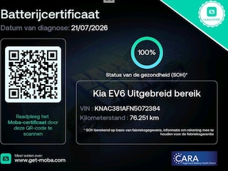Kia EV6 Plus 77.4 kWh 100% SOH Meridian Sound|Memory|Dealer Onderhouden