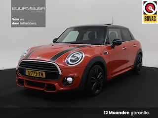 Mini Cooper 5-Deurs 1.5 Burgundy Edition | John Cooper Works | Head-Up | Harman Kardon | Panoramisch schuif/kanteldak | Climate Control | Leder | JCW | Keyless | Camera |