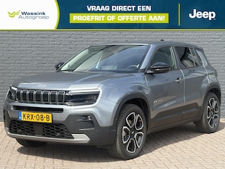 Jeep Avenger Summit 54 kWh | 400 KM WLTP | Adaptieve Cruise Control | Dode Hoek Detectie | Lane Assist | DAB | Apple Carplay | Parkeercamera | Parkeersensoren Voor & achter |